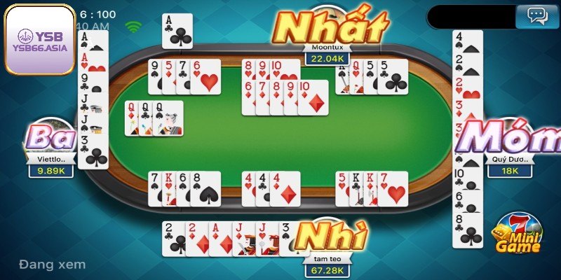 Các thuật ngữ cần nhớ khi chơi phỏm YSB66