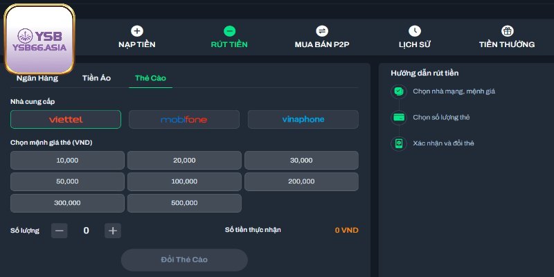 Lưu ý về việc điền đúng thông tin mỗi phương thức