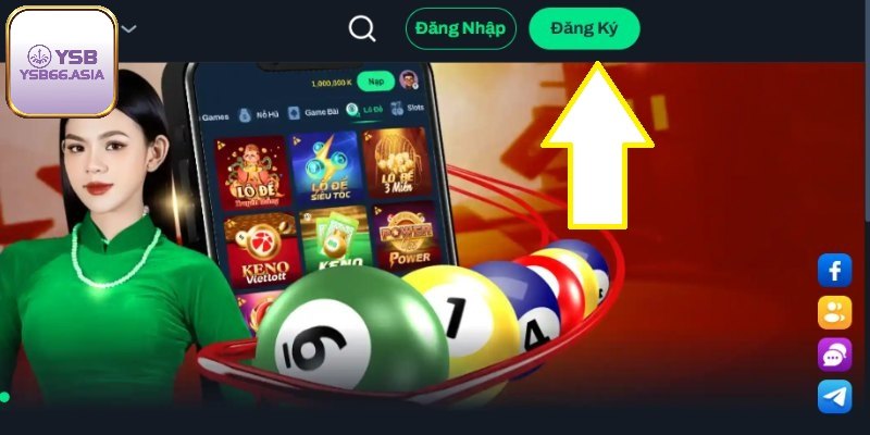 Quá trình hướng dẫn đăng ký YSB66 qua việc điền thông tin