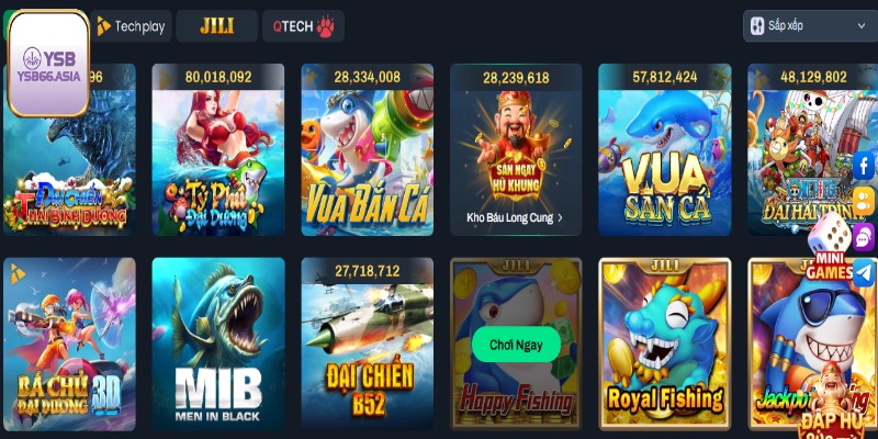 Sản phẩm bắn cá mang lại trải nghiệm khó quên